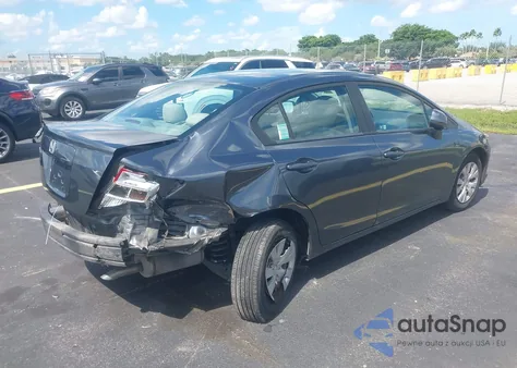 2012 Honda Civic Lx from USA, damaged, VIN 19XFB2F5XCE007813